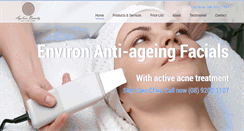 Desktop Screenshot of agelessbeauty.com.au