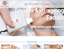 Tablet Screenshot of agelessbeauty.com.au